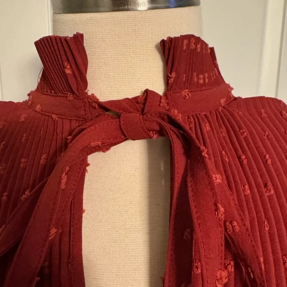 Max Studio Dusty Rose Blouse - Picture 3 of 11